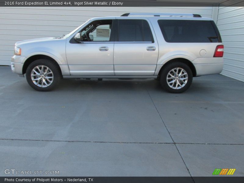 Ingot Silver Metallic / Ebony 2016 Ford Expedition EL Limited 4x4