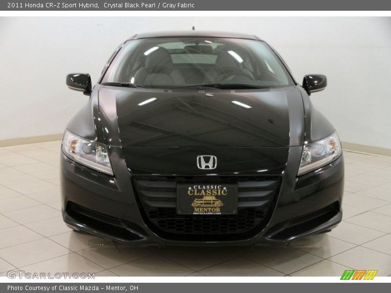 Crystal Black Pearl / Gray Fabric 2011 Honda CR-Z Sport Hybrid