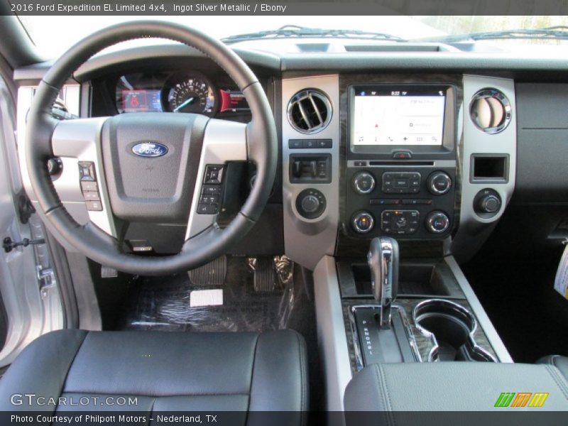 Ingot Silver Metallic / Ebony 2016 Ford Expedition EL Limited 4x4