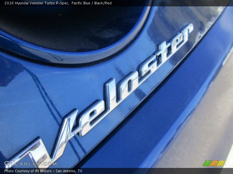 Pacific Blue / Black/Red 2016 Hyundai Veloster Turbo R-Spec