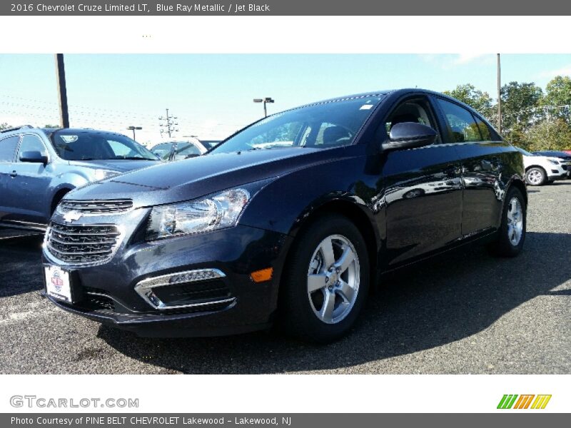 Blue Ray Metallic / Jet Black 2016 Chevrolet Cruze Limited LT