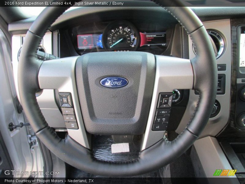 Ingot Silver Metallic / Ebony 2016 Ford Expedition EL Limited 4x4