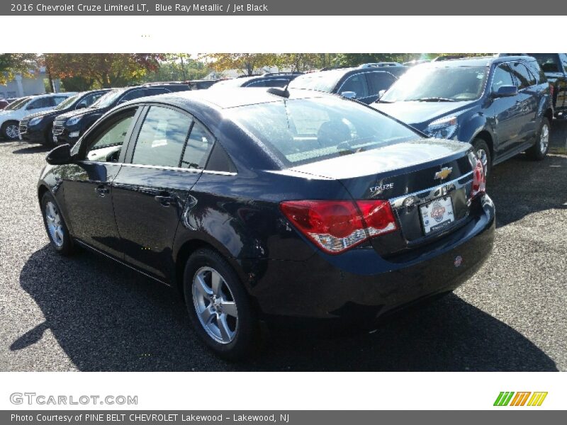Blue Ray Metallic / Jet Black 2016 Chevrolet Cruze Limited LT