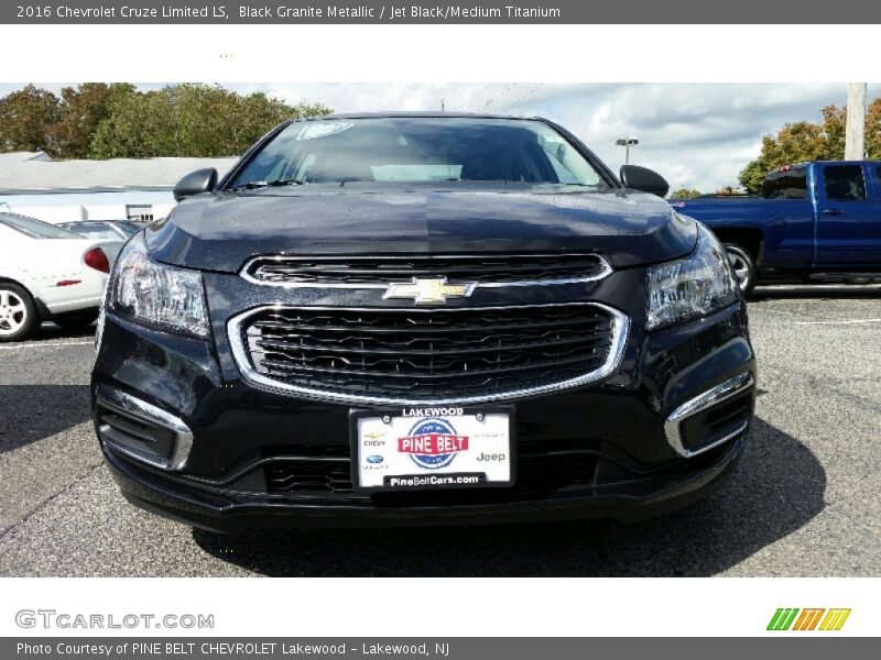 Black Granite Metallic / Jet Black/Medium Titanium 2016 Chevrolet Cruze Limited LS