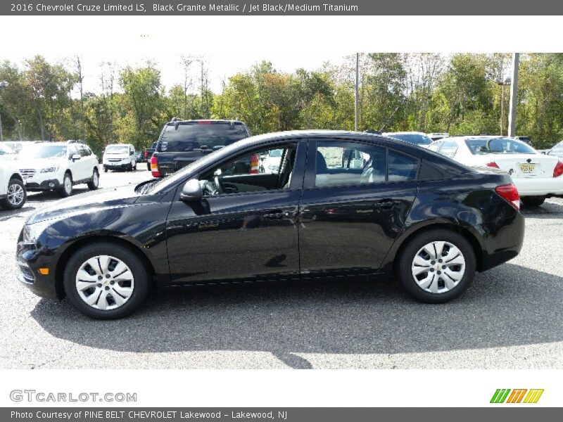 Black Granite Metallic / Jet Black/Medium Titanium 2016 Chevrolet Cruze Limited LS