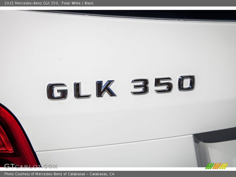 Polar White / Black 2015 Mercedes-Benz GLK 350