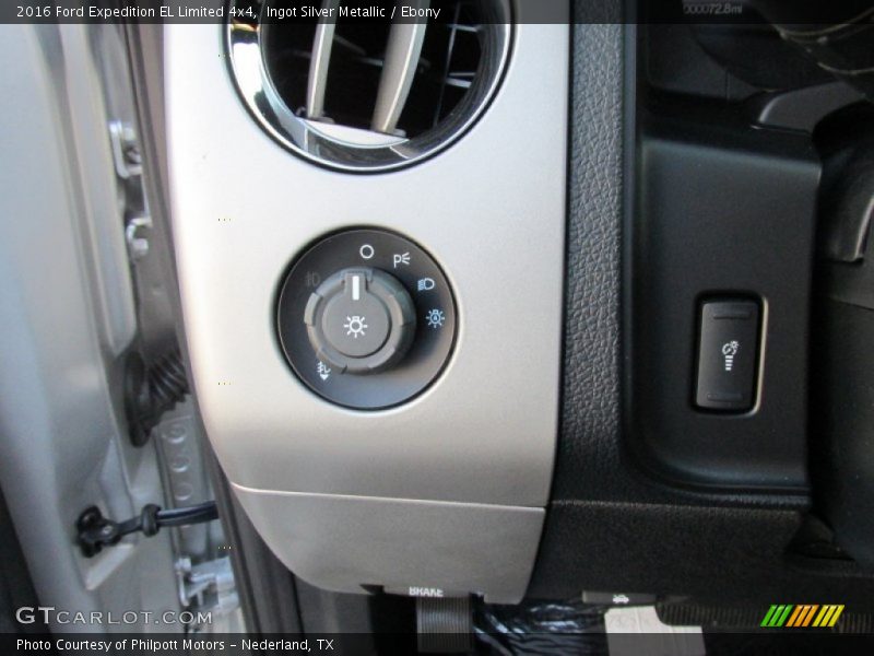 Ingot Silver Metallic / Ebony 2016 Ford Expedition EL Limited 4x4