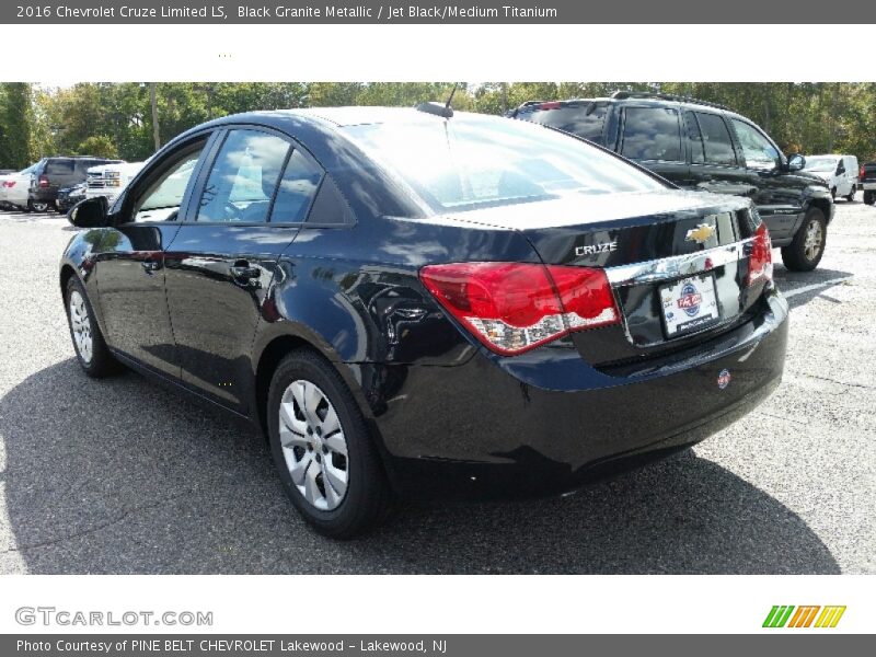 Black Granite Metallic / Jet Black/Medium Titanium 2016 Chevrolet Cruze Limited LS