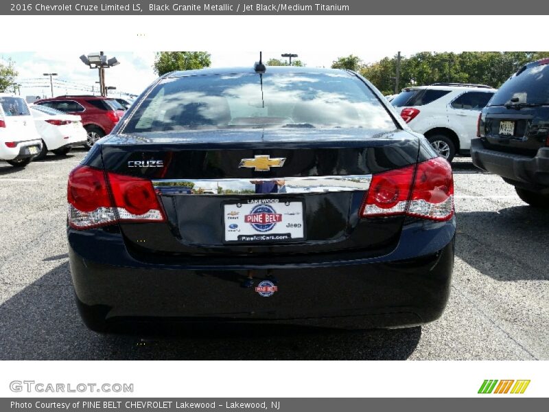 Black Granite Metallic / Jet Black/Medium Titanium 2016 Chevrolet Cruze Limited LS
