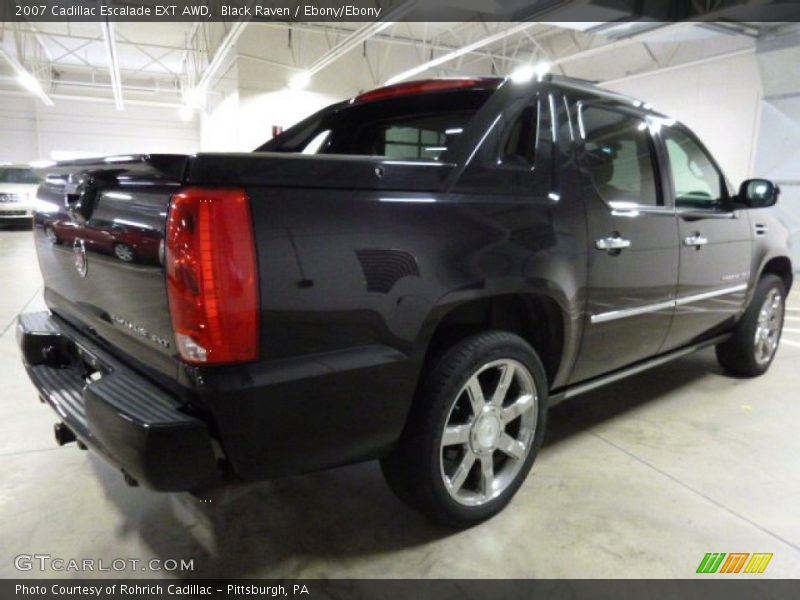Black Raven / Ebony/Ebony 2007 Cadillac Escalade EXT AWD