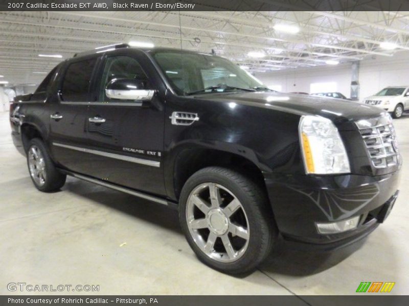 Black Raven / Ebony/Ebony 2007 Cadillac Escalade EXT AWD