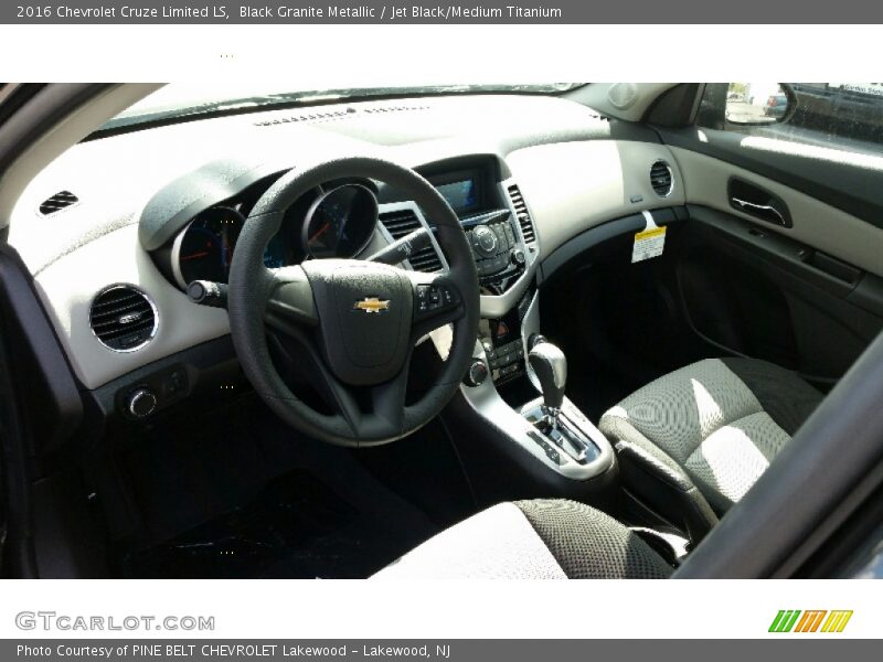 Black Granite Metallic / Jet Black/Medium Titanium 2016 Chevrolet Cruze Limited LS
