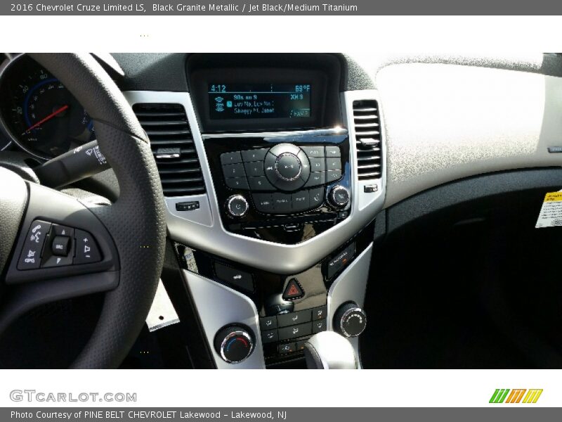 Black Granite Metallic / Jet Black/Medium Titanium 2016 Chevrolet Cruze Limited LS