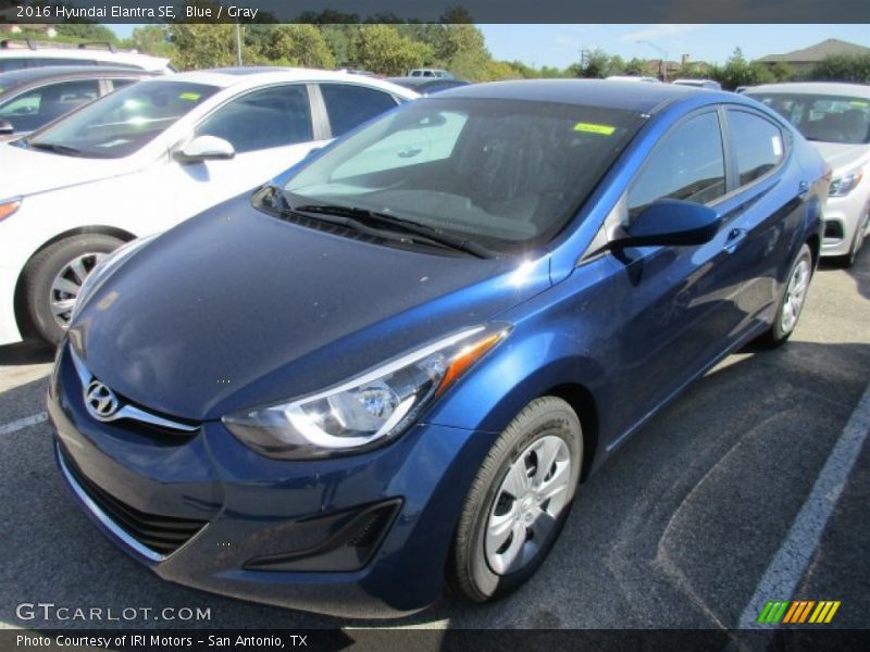 Blue / Gray 2016 Hyundai Elantra SE