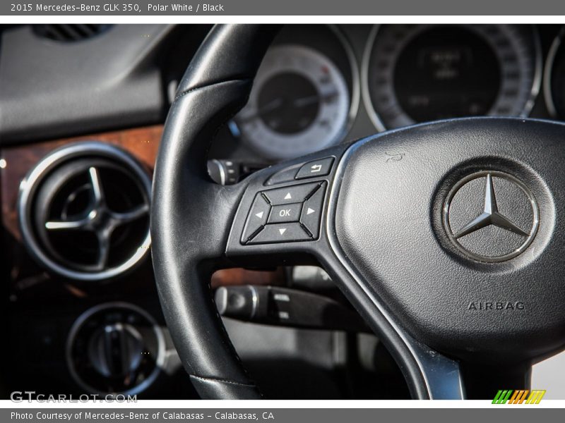 Polar White / Black 2015 Mercedes-Benz GLK 350
