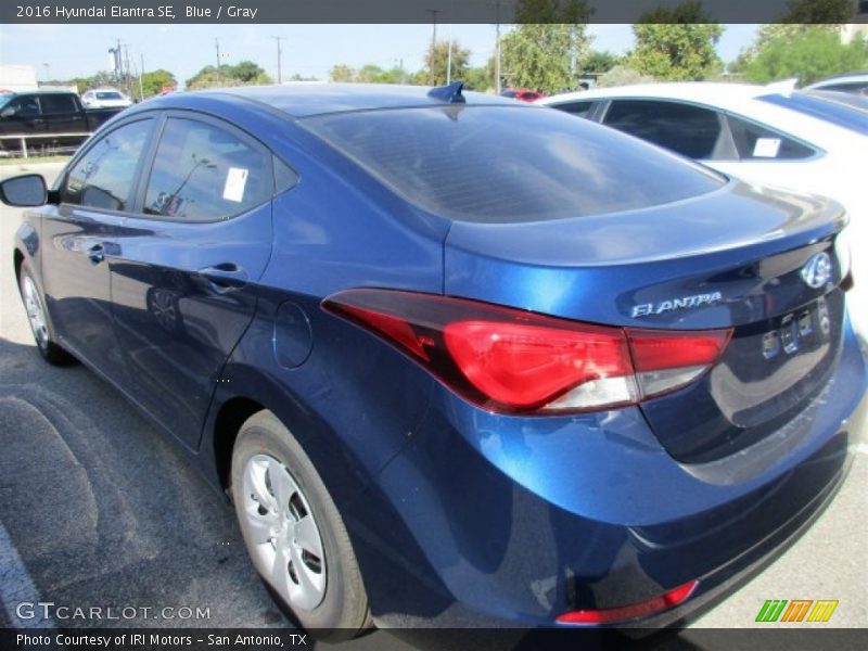 Blue / Gray 2016 Hyundai Elantra SE