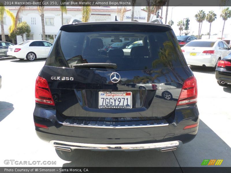 Lunar Blue Metallic / Almond Beige/Mocha 2014 Mercedes-Benz GLK 350