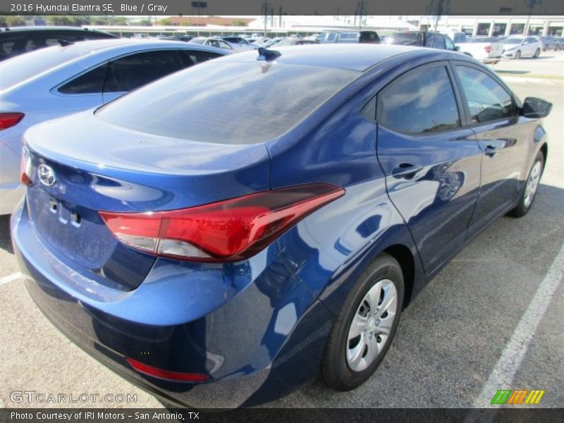 Blue / Gray 2016 Hyundai Elantra SE