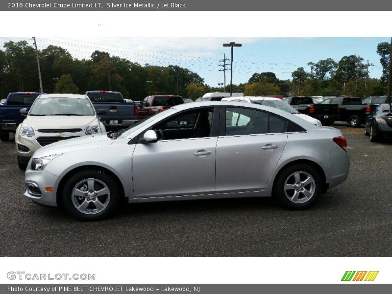 Silver Ice Metallic / Jet Black 2016 Chevrolet Cruze Limited LT
