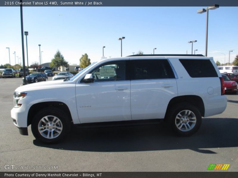 Summit White / Jet Black 2016 Chevrolet Tahoe LS 4WD