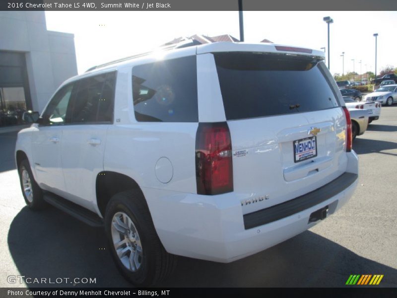 Summit White / Jet Black 2016 Chevrolet Tahoe LS 4WD