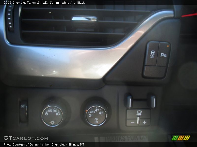 Summit White / Jet Black 2016 Chevrolet Tahoe LS 4WD