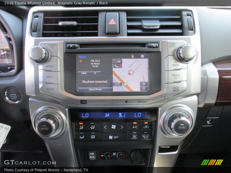 Magnetic Gray Metallic / Black 2016 Toyota 4Runner Limited