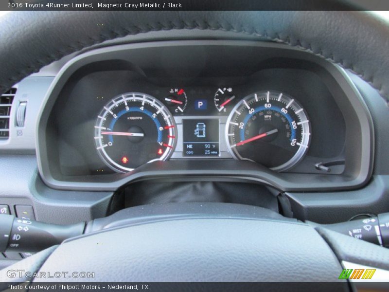 Magnetic Gray Metallic / Black 2016 Toyota 4Runner Limited