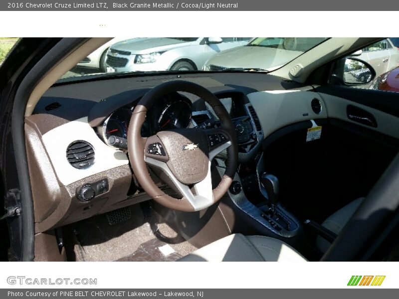 Black Granite Metallic / Cocoa/Light Neutral 2016 Chevrolet Cruze Limited LTZ