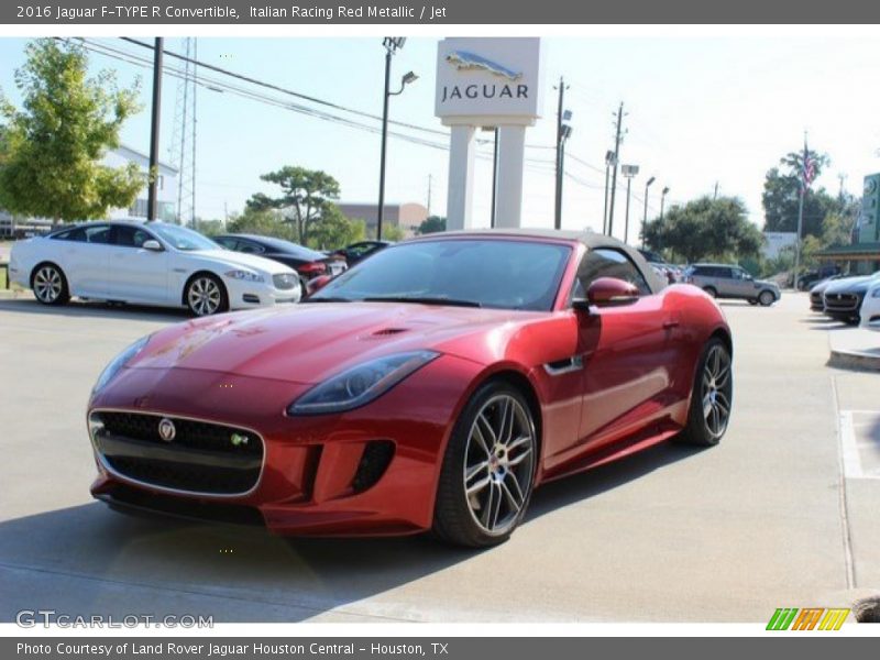 Italian Racing Red Metallic / Jet 2016 Jaguar F-TYPE R Convertible