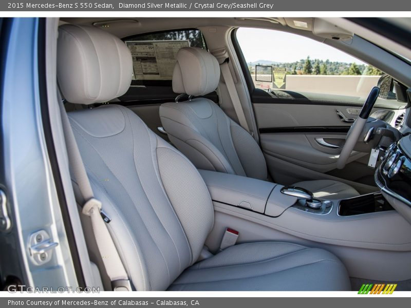 Diamond Silver Metallic / Crystal Grey/Seashell Grey 2015 Mercedes-Benz S 550 Sedan