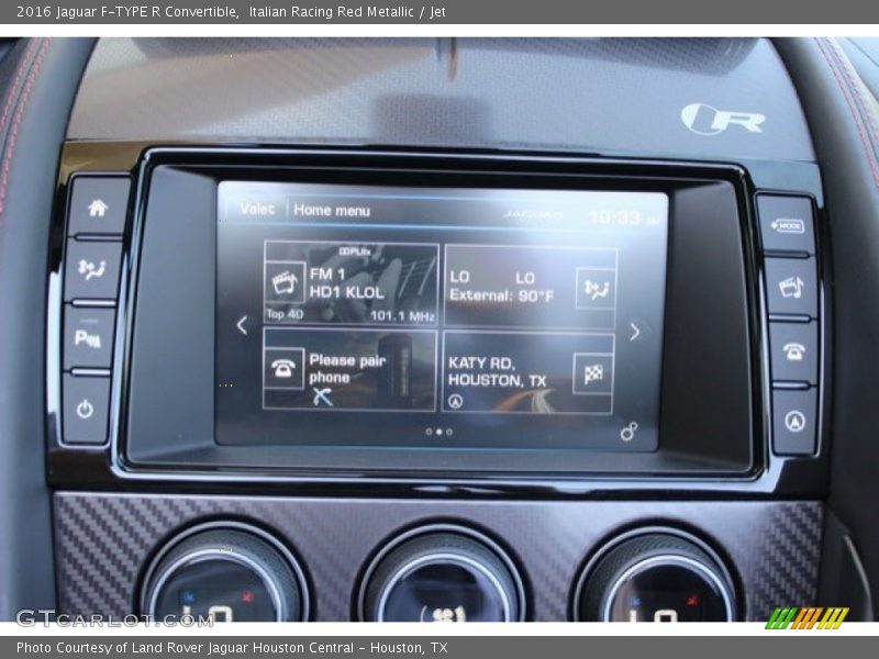 Italian Racing Red Metallic / Jet 2016 Jaguar F-TYPE R Convertible