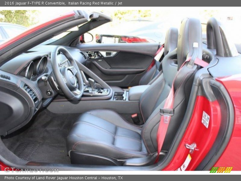  2016 F-TYPE R Convertible Jet Interior