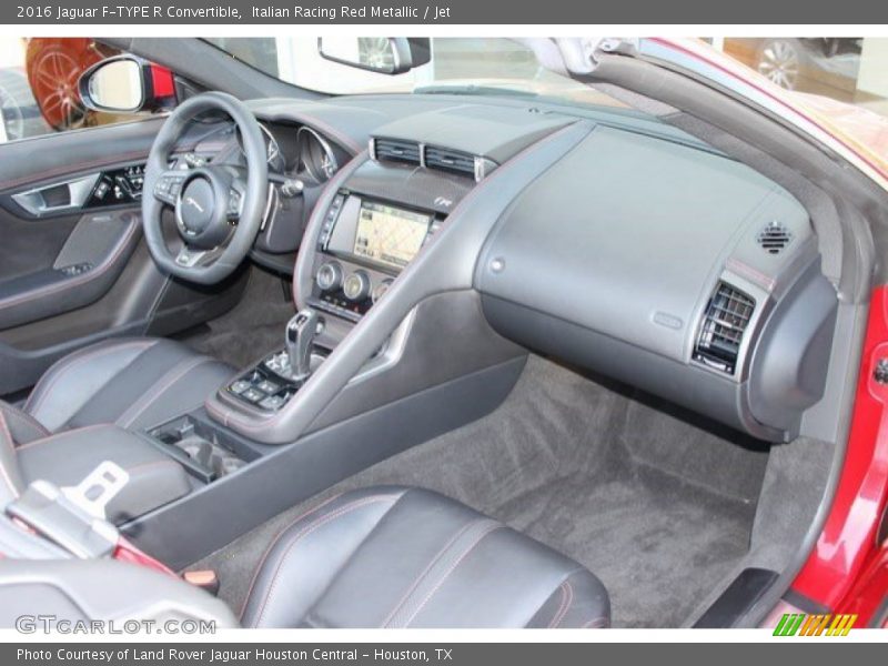  2016 F-TYPE R Convertible Jet Interior