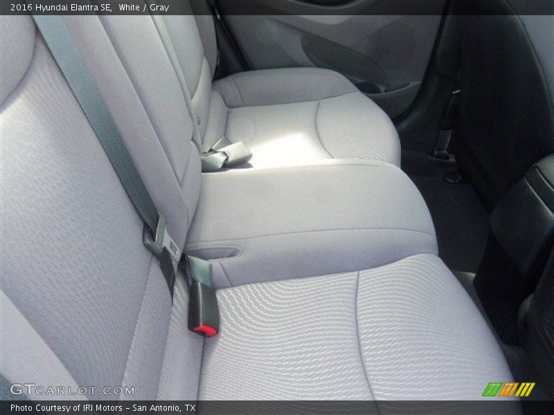 White / Gray 2016 Hyundai Elantra SE