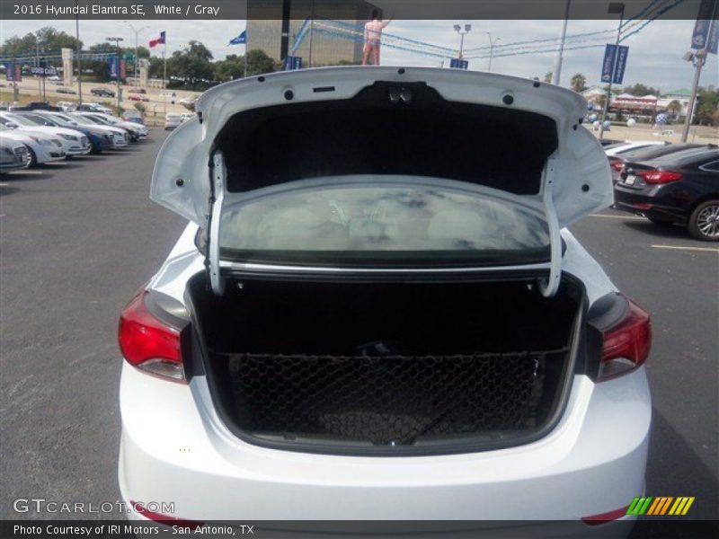 White / Gray 2016 Hyundai Elantra SE