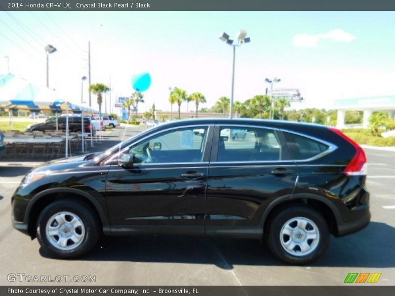 Crystal Black Pearl / Black 2014 Honda CR-V LX