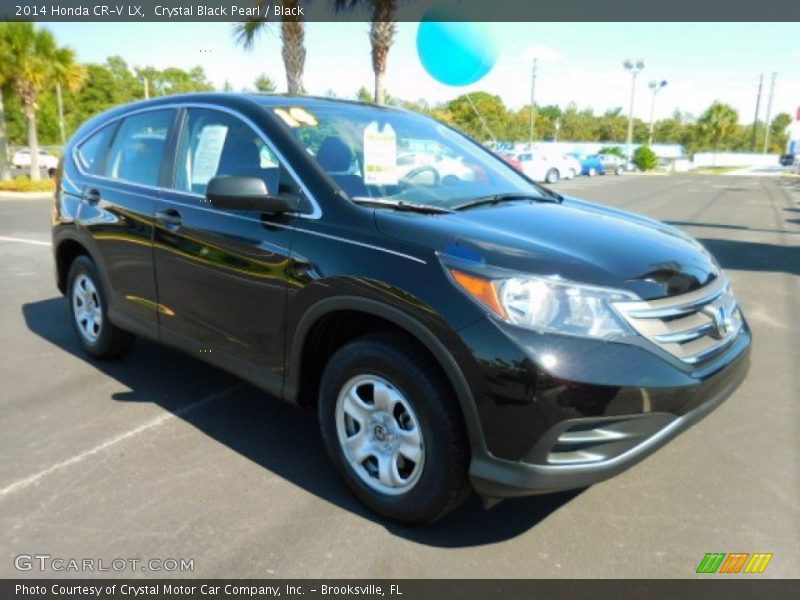 Crystal Black Pearl / Black 2014 Honda CR-V LX