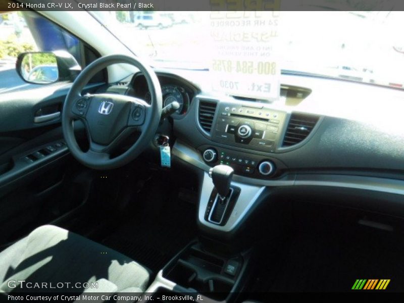 Crystal Black Pearl / Black 2014 Honda CR-V LX