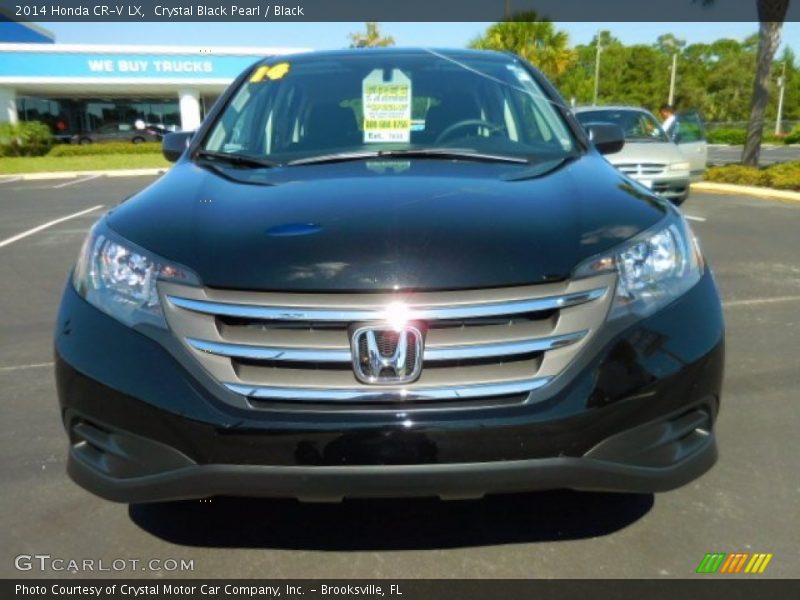 Crystal Black Pearl / Black 2014 Honda CR-V LX