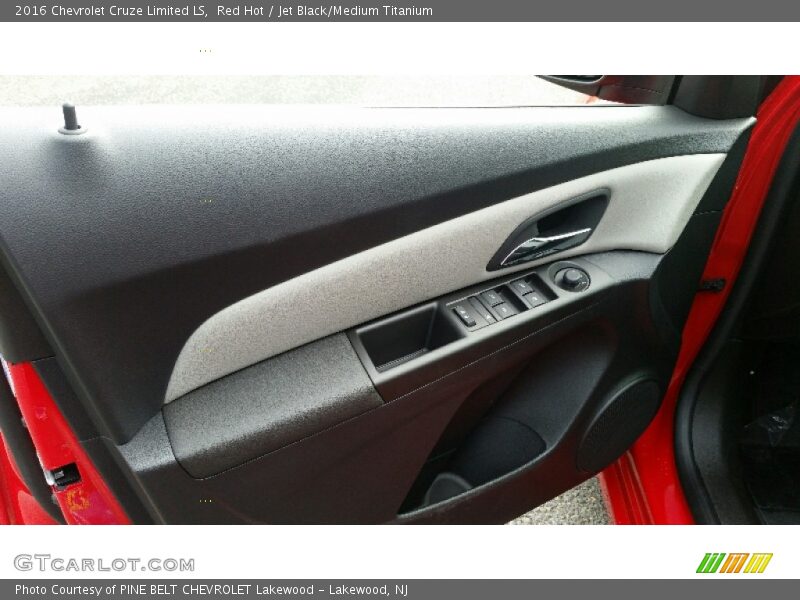 Red Hot / Jet Black/Medium Titanium 2016 Chevrolet Cruze Limited LS