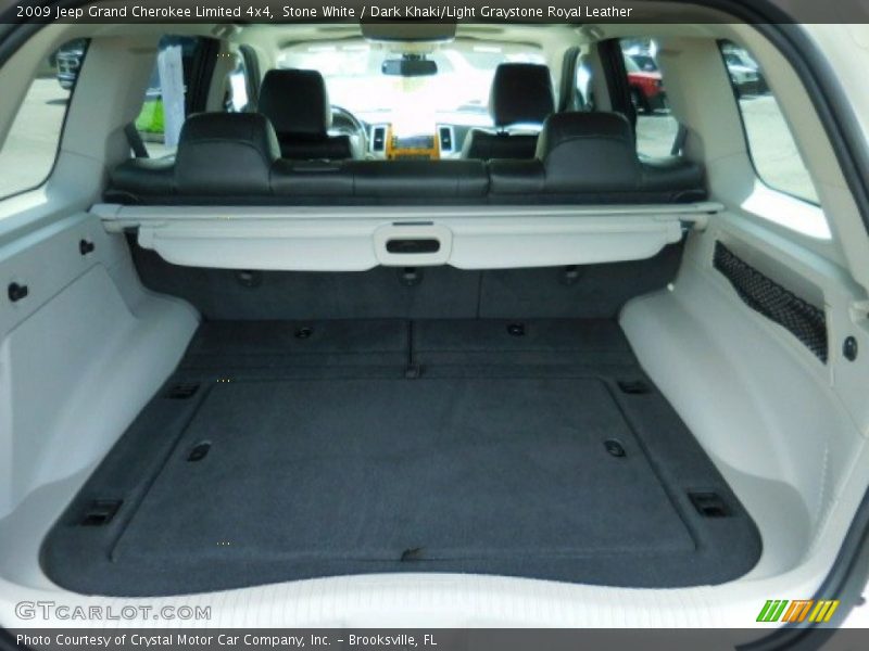 Stone White / Dark Khaki/Light Graystone Royal Leather 2009 Jeep Grand Cherokee Limited 4x4