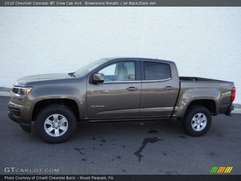 Brownstone Metallic / Jet Black/Dark Ash 2016 Chevrolet Colorado WT Crew Cab 4x4