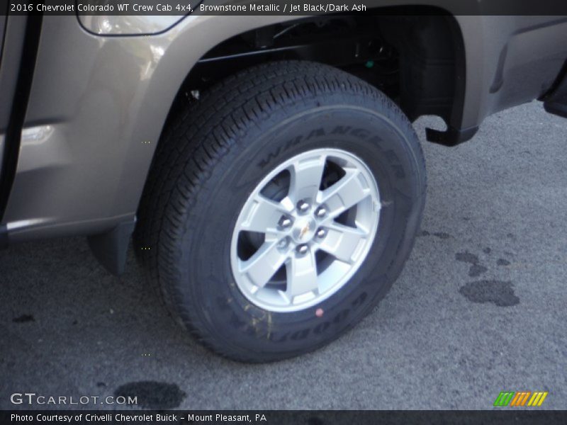 Brownstone Metallic / Jet Black/Dark Ash 2016 Chevrolet Colorado WT Crew Cab 4x4