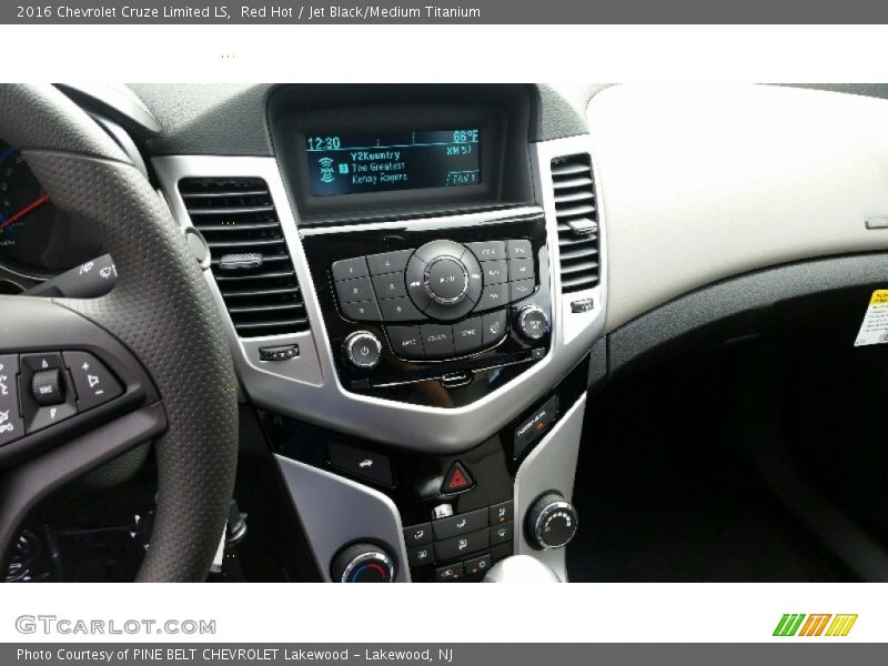 Red Hot / Jet Black/Medium Titanium 2016 Chevrolet Cruze Limited LS