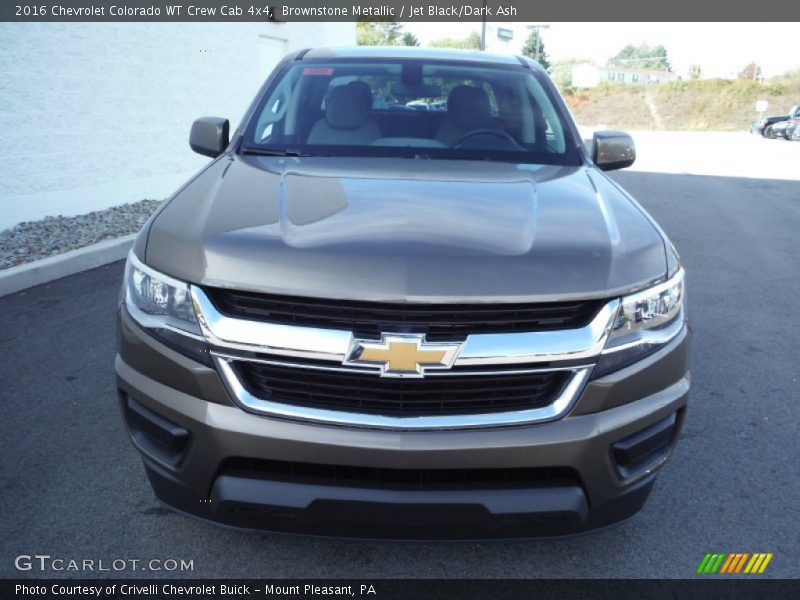 Brownstone Metallic / Jet Black/Dark Ash 2016 Chevrolet Colorado WT Crew Cab 4x4