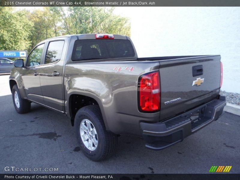 Brownstone Metallic / Jet Black/Dark Ash 2016 Chevrolet Colorado WT Crew Cab 4x4