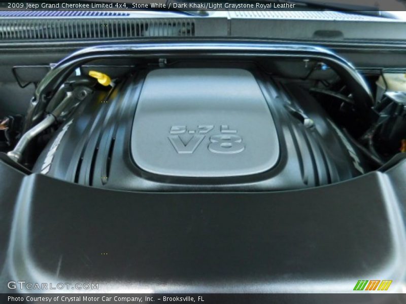 Stone White / Dark Khaki/Light Graystone Royal Leather 2009 Jeep Grand Cherokee Limited 4x4