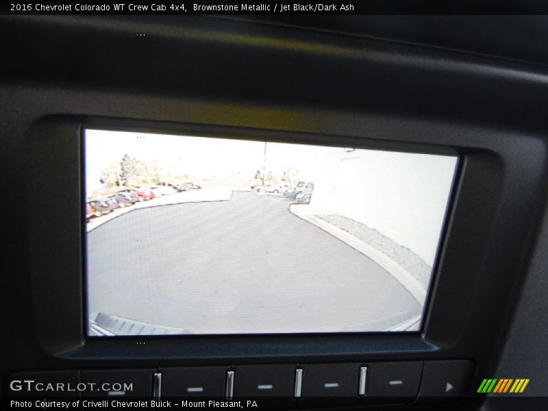 Brownstone Metallic / Jet Black/Dark Ash 2016 Chevrolet Colorado WT Crew Cab 4x4