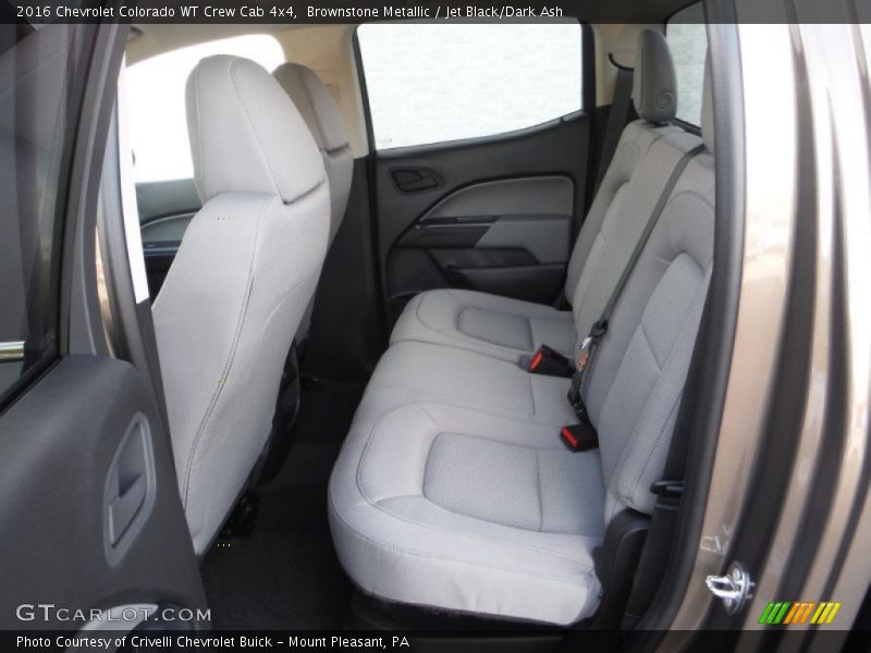 Rear Seat of 2016 Colorado WT Crew Cab 4x4